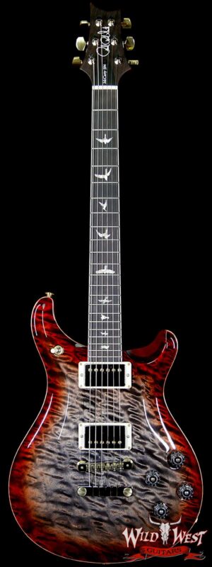 PRS Wood Library Artist Package Mc 594 1-Piece Quilt Top Brazilian Rosewood Charcoal Cherry Burst