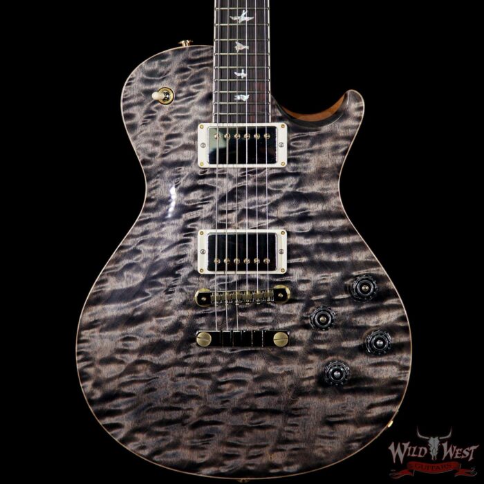 PRS Wood Library Artist Package McCarty SC 594 One Piece Quilt Top Brazilian Rosewood Board Charcoal - Image 3