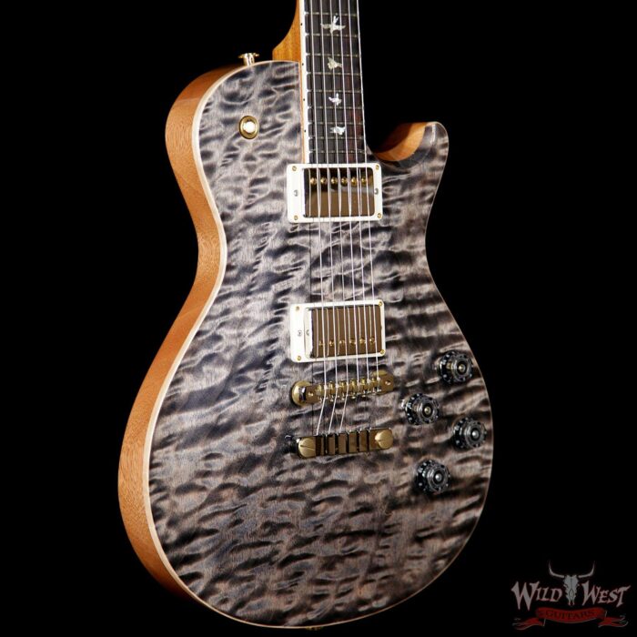 PRS Wood Library Artist Package McCarty SC 594 One Piece Quilt Top Brazilian Rosewood Board Charcoal - Image 4