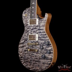 PRS Wood Library Artist Package McCarty SC 594 One Piece Quilt Top Brazilian Rosewood Board Charcoal - Image 2