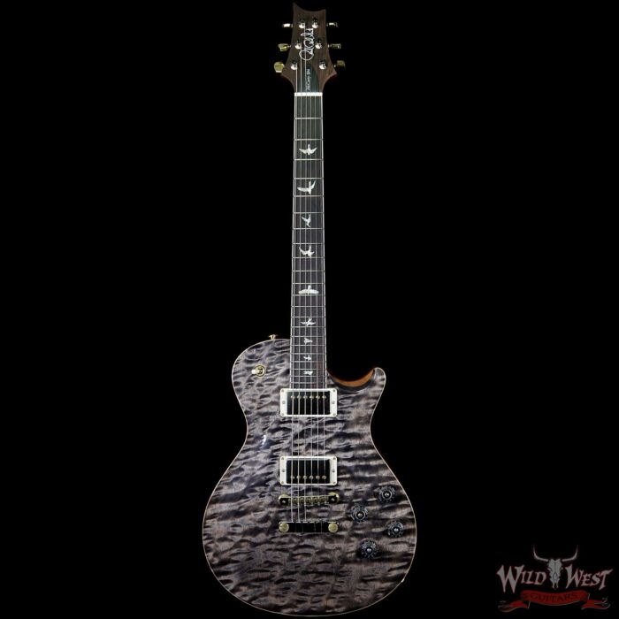 PRS Wood Library Artist Package McCarty SC 594 One Piece Quilt Top Brazilian Rosewood Board Charcoal - Image 5