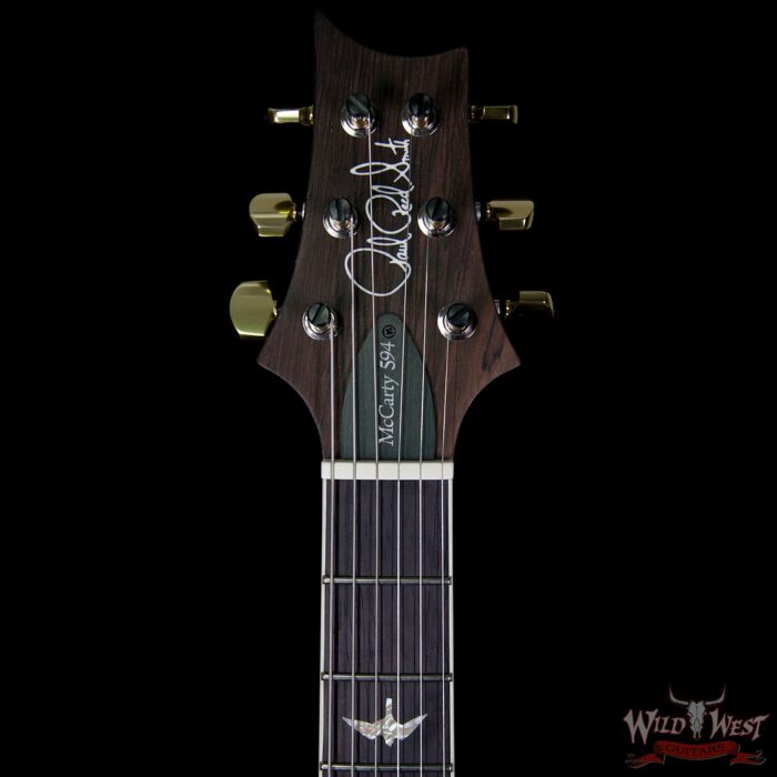 PRS Wood Library Artist Package McCarty SC 594 One Piece Quilt Top Brazilian Rosewood Board Charcoal - Image 8