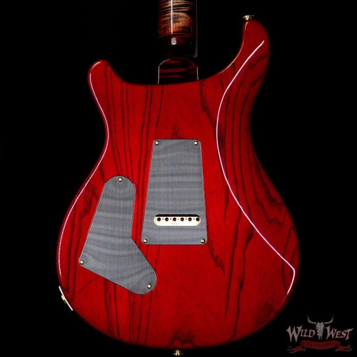 PRS Wood Library 10 Top Custom 24 Semi-Hollow Flame Top & Neck Brazilian Rosewood Board Charcoal Cherry Burst - Image 7