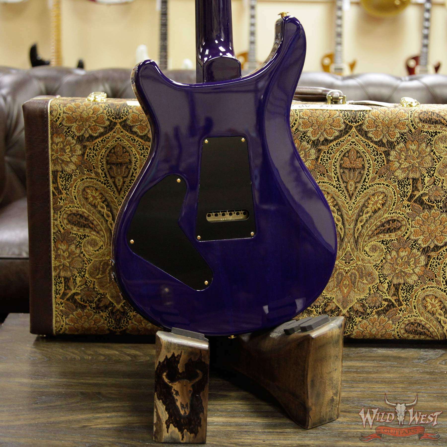 prs-wlap-p24-275182-d4__wwg.jpg PRS Wood Library Artist Package Quilt Top P24 Custom 24 Piezo Brazilian Rosewood Board Bonnie Pink Blue Burst - Image 12