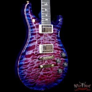 PRS Wood Library Artist Package McCarty 594 Quilt Maple Top Ebony Fretboard Violet Blue Burst - Image 4
