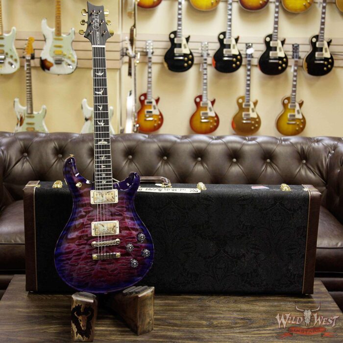 PRS Wood Library Artist Package McCarty 594 Quilt Maple Top Ebony Fretboard Violet Blue Burst - Image 12