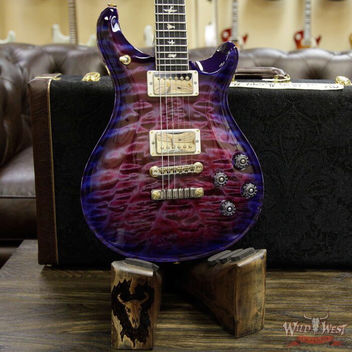 PRS Wood Library Artist Package McCarty 594 Quilt Maple Top Ebony Fretboard Violet Blue Burst - Image 13