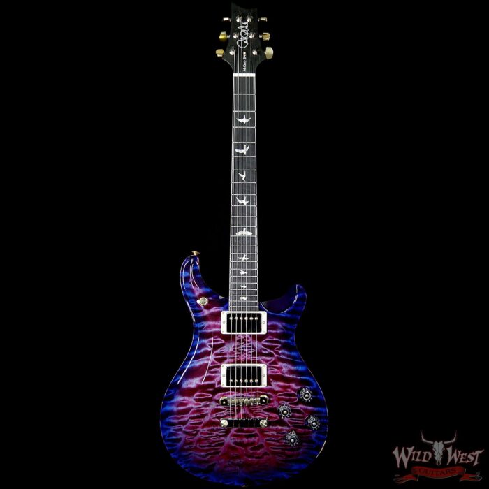 PRS Wood Library Artist Package McCarty 594 Quilt Maple Top Ebony Fretboard Violet Blue Burst - Image 5