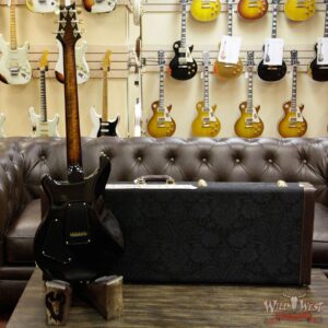 PRS Wood Library Artist Package Quilt Top Custom 24/08 Ebony Fretboard Flame Neck Black Gold Burst - Image 14