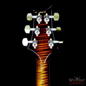 PRS Wood Library Artist Package Quilt Top Custom 24/08 Ebony Fretboard Flame Neck Black Gold Burst - Image 10
