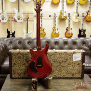 PRS Wood Library Artist Package Quilt Top P24 Custom 24 Piezo Brazilian Rosewood Board Bonnie Pink Cherry Burst - Image 12