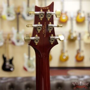PRS Wood Library Artist Package Quilt Top P24 Custom 24 Piezo Brazilian Rosewood Board Bonnie Pink Cherry Burst - Image 8