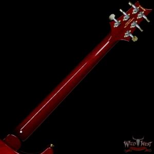 PRS Wood Library Artist Package Quilt Top P24 Custom 24 Piezo Brazilian Rosewood Board Bonnie Pink Cherry Burst - Image 9