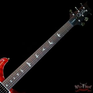 PRS Wood Library Artist Package Quilt Top Custom 24 Piezo P24 Brazilian Rosewood Board Bonnie Pink Cherry Burst - Image 8