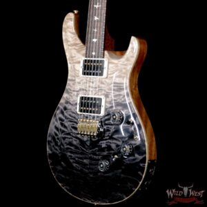 PRS Wood Library Artist Package Quilt Top Custom 24 Piezo P24 Brazilian Rosewood Board Grey Black Fade - Image 2