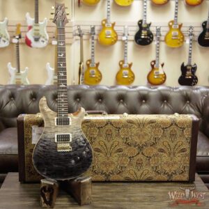 PRS Wood Library Artist Package Quilt Top Custom 24 Piezo P24 Brazilian Rosewood Board Grey Black Fade - Image 12