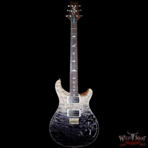 PRS Wood Library Artist Package Quilt Top Custom 24 Piezo P24 Brazilian Rosewood Board Grey Black Fade - Image 4