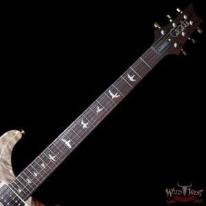 PRS Wood Library Artist Package Quilt Top Custom 24 Piezo P24 Brazilian Rosewood Board Grey Black Fade - Image 9