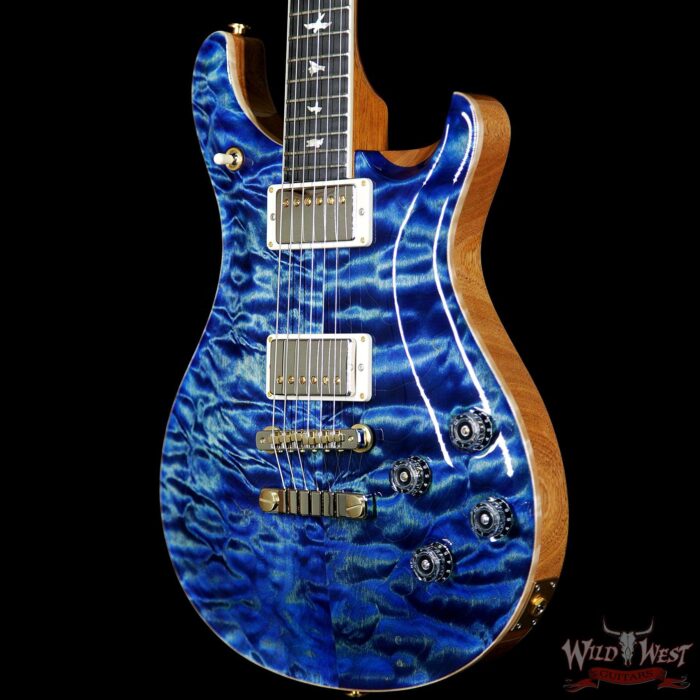 Paul Reed Smith Wood Library Artist Package McCarty 594 Quilt Maple Top Ebony Fretboard River Blue - Image 2