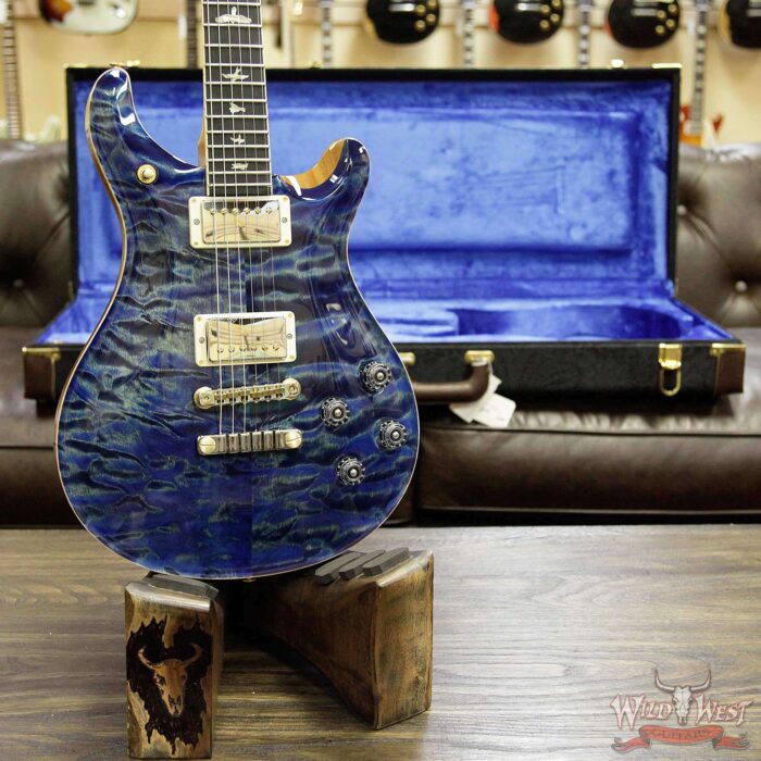 Paul Reed Smith Wood Library Artist Package McCarty 594 Quilt Maple Top Ebony Fretboard River Blue - Image 13