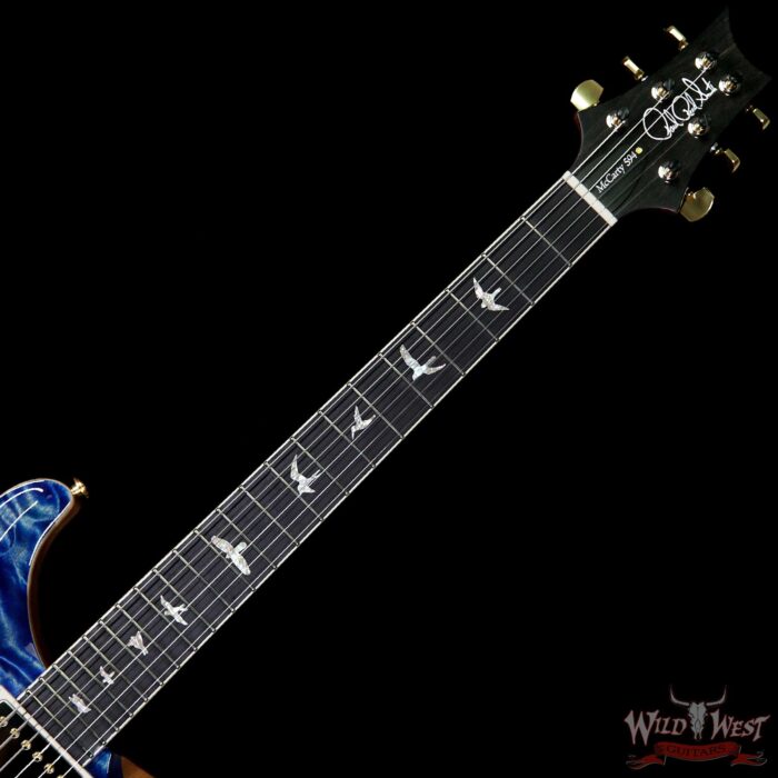 Paul Reed Smith Wood Library Artist Package McCarty 594 Quilt Maple Top Ebony Fretboard River Blue - Image 9