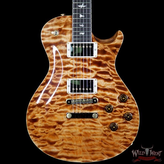 PRS Wood Library Artist Package McCarty Singlecut SC 594 Quilt Maple Top Ebony Fretboard Copperhead - Image 3