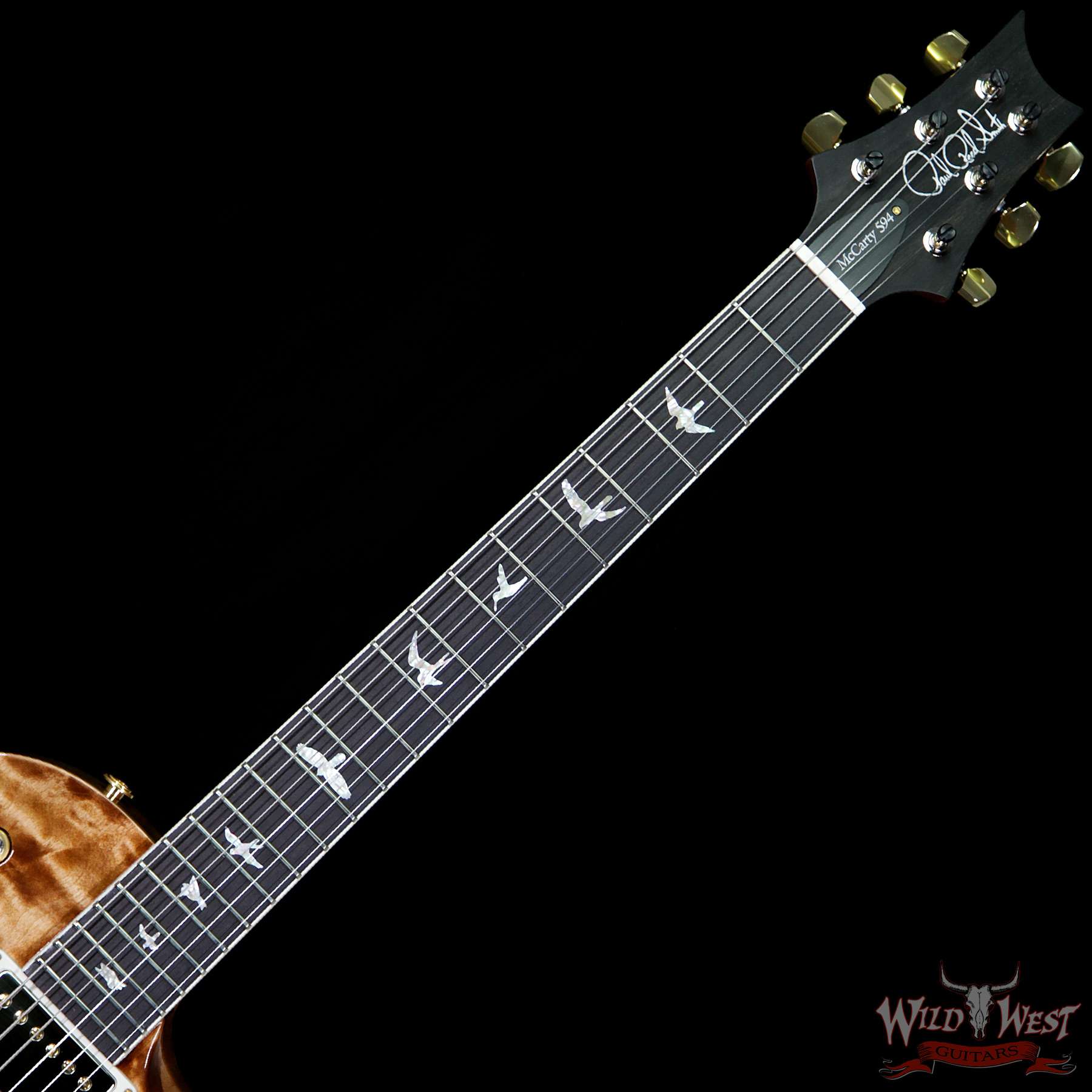 prs-wlap-qt-sc594-copperhead-246487-nf__wwg.jpg PRS Wood Library Artist Package McCarty Singlecut SC 594 Quilt Maple Top Ebony Fretboard Copperhead - Image 9