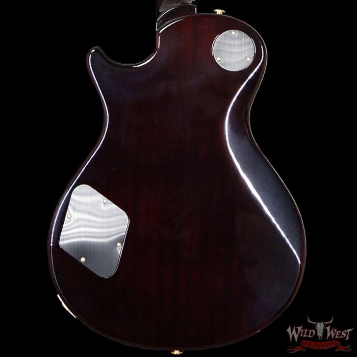 PRS Wood Library Artist Package McCarty Singlecut SC 594 Quilt Top Ebony Fretboard Yellow Tiger - Image 7