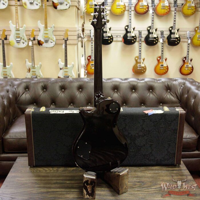 PRS Wood Library Artist Package McCarty Singlecut SC 594 Quilt Top Ebony Fretboard Yellow Tiger - Image 14