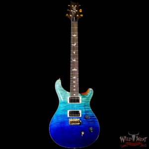 Paul Reed Smith PRS Wood Library 10 Top Custom 24 Brazilian Rosewood Fingerboard Blue Fade (US Only / No International Shipping) - Image 3