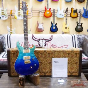 Paul Reed Smith PRS Wood Library 10 Top Custom 24 Brazilian Rosewood Fingerboard Blue Fade (US Only / No International Shipping) - Image 6