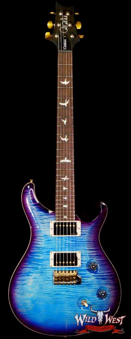 Paul Reed Smith PRS Wood Library 10 Top Custom 24 Brazilian Rosewood Fingerboard Aquabluex Purple Burst (US Only / No International Shipping)