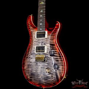 Paul Reed Smith PRS Wood Library 10 Top Custom 24 Brazilian Rosewood Fingerboard Charcoal Cherry Burst (US Only / No International Shipping) - Image 2