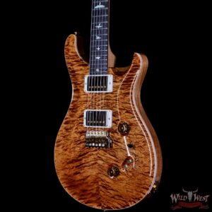 Paul Reed Smith Wood Library 10 Top Custom 24-08 Roasted Flame Maple Neck Brazilian Rosewood Board Copperhead - Image 2