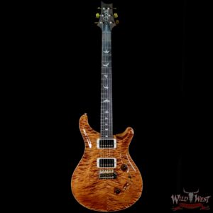 Paul Reed Smith Wood Library 10 Top Custom 24-08 Roasted Flame Maple Neck Brazilian Rosewood Board Copperhead - Image 3