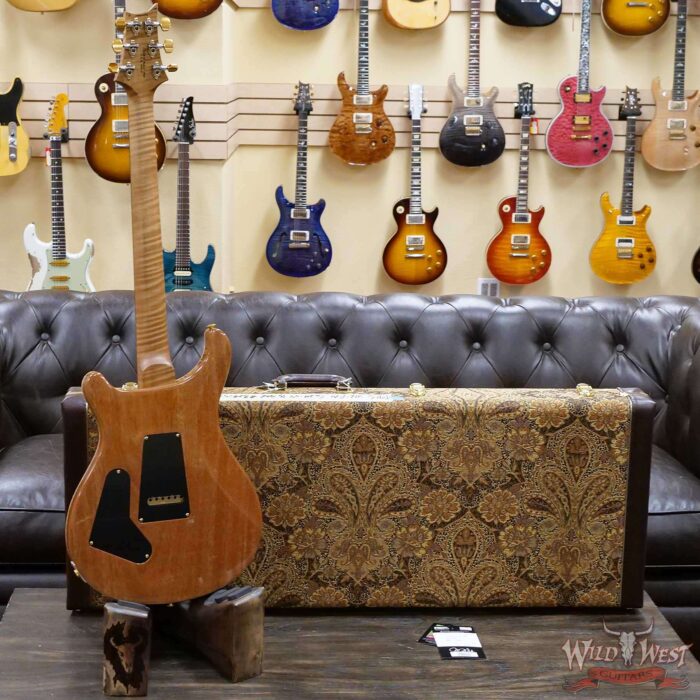 Paul Reed Smith Wood Library 10 Top Custom 24-08 Roasted Flame Maple Neck Brazilian Rosewood Board Copperhead - Image 9