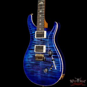 Paul Reed Smith Wood Library 10 Top Custom 24-08 Roasted Flame Maple Neck Brazilian Rosewood Board Violet Blue Burst - Image 2