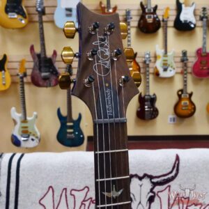 Paul Reed Smith Wood Library 10 Top Hollowbody I Piezo Flame Neck Brazilian Rosewood Board River Blue Burst - Image 7