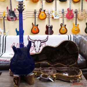 Paul Reed Smith Wood Library 10 Top Hollowbody I Piezo Flame Neck Brazilian Rosewood Board Violet Blue Burst - Image 9