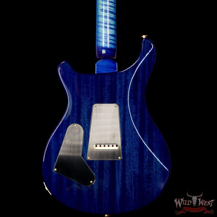 PRS Wood Library Artist Package Custom 24 Fatback Flame Neck Brazilian Rosewood Board River Blue - Image 7