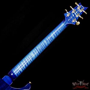 PRS Wood Library Artist Package Custom 24 Fatback Flame Neck Brazilian Rosewood Board River Blue - Image 12
