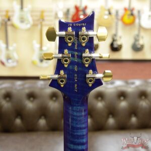 PRS Wood Library Artist Package Custom 24 Fatback Flame Neck Brazilian Rosewood Board River Blue - Image 13