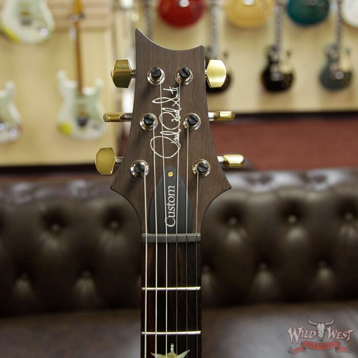 PRS Wood Library Artist Package Custom 24 Fatback Flame Neck Brazilian Rosewood Board River Blue - Image 9