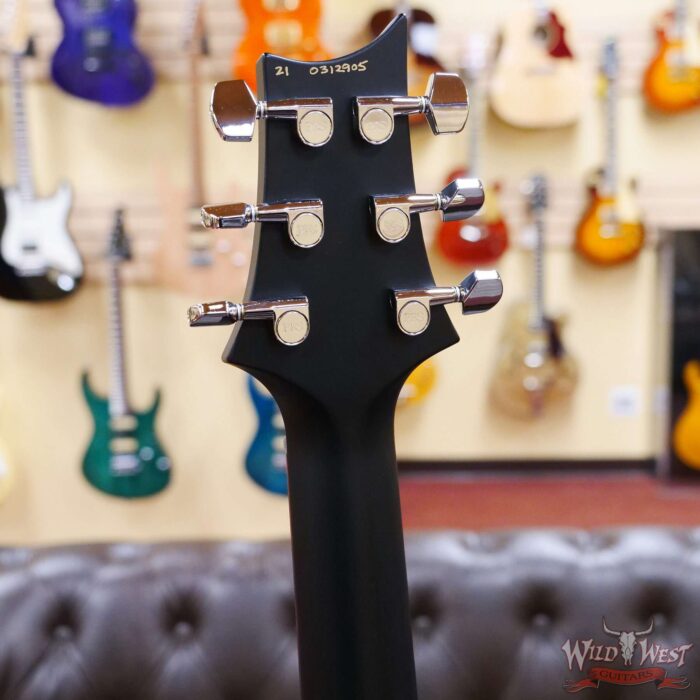 Paul Reed Smith PRS Wild West Guitars Special Run Flame Top Black Neck CE 24 Orange 312905 - Image 9