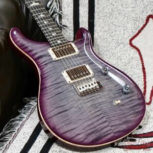 Paul Reed Smith PRS Wild West Guitars Special Run CE 24 Painted Black Neck 57/08 Covered Pickups Faded Grey Black Purple Burst 7.55 LBS - Image 7