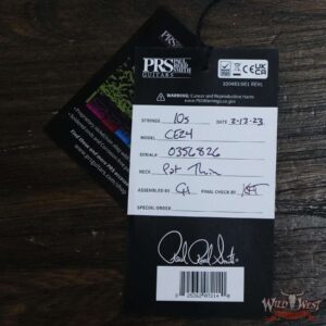 Paul Reed Smith PRS Wild West Guitars 2023 Special Run CE 24 Painted Black Neck 57/08 Pickups Faded Grey Black Black Burst - Image 10