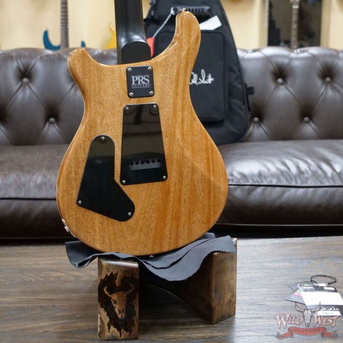 PRS Wild West Guitars Special Run Flame Top Black Neck CE 24 Faded Grey Black Blue Burst 314459 - Image 10
