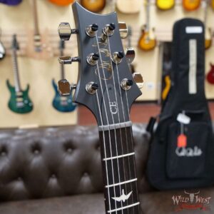 PRS Wild West Guitars Special Run Flame Top Black Neck CE 24 Faded Grey Black Blue Burst (Blemish) - Image 7