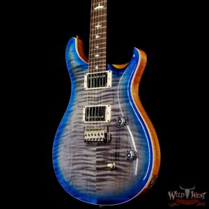 Paul Reed Smith PRS Wild West Guitars 2023 Special Run CE 24 Painted Black Neck 57/08 Pickups Faded Grey Black Blue Burst - Image 2