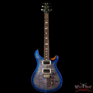 Paul Reed Smith PRS Wild West Guitars 2023 Special Run CE 24 Painted Black Neck 57/08 Pickups Faded Grey Black Blue Burst - Image 3